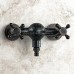 LINA@ Antique black copper washer hot and cold water faucets - B01I1HJ7A2